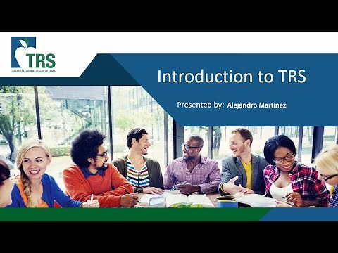 Career Presentation: Introduction to TRS