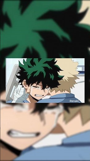 Katsuki comforts Izuku - Animation #bakudeku #mha