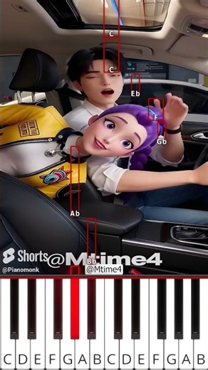 Driving Essentials 🚗😏🧷 (@Mtime4) - Octave Piano Tutorial