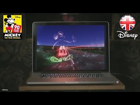MICKEY 90 | Mickey Mouse Light Painting! Michael Bosanko 2019 | Official Disney UK