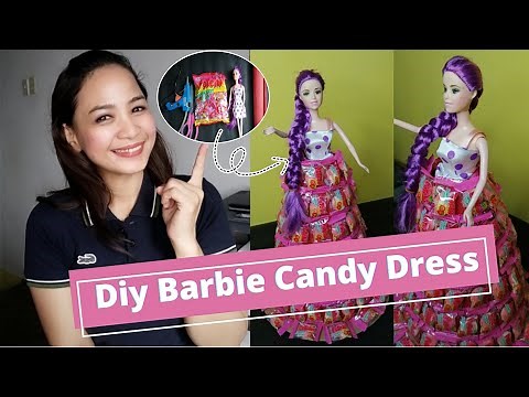DIY BARBIE CANDY DRESS TUTORIAL