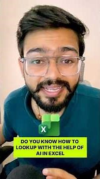 Don't Use Basic Vlookup in Excel‼️Instead Use AI in Excel #excel #exceltips #shorts