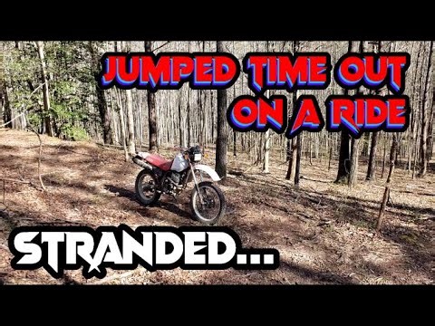 My 1989 Yamaha XT350's favorite activity, jumping time and dying...