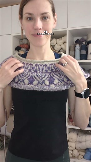 I knitted this sweater on 2.75 mm needles and fingering weight yarn