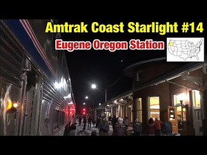 [ USA Station ] Amtrak Coast Starlight, Historic Southern Pacific Depot, Eugene Oregon