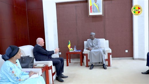 Bamako | 20 novembre 2025 Le Président du Conseil national de Transition , l’Honorable Malick DIAW, a accordé le mardi 18 novembre 2025, une audience à M. Nicolas Lambert, Chef de délégation du Comité international de la Croix-Rouge (CICR). | Conseil National de Transition du Mali