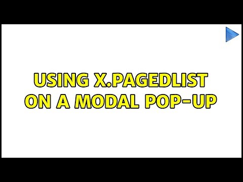 Using X.PagedList on a modal pop-up