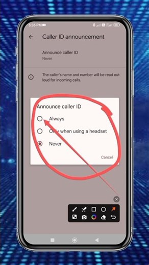 How to Enable Callers ID Announcement😀📱📱📱#call#phone#setting#viralshort#short#trend#technology#tech