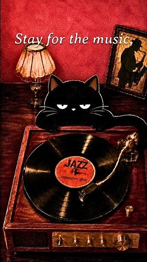 Noir jazz, one black cat 🐈‍⬛ #Shorts