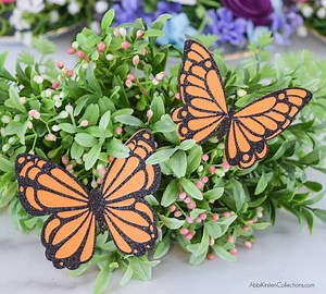 How to Make Paper Butterflies With Cricut Using Cardstock and HTV