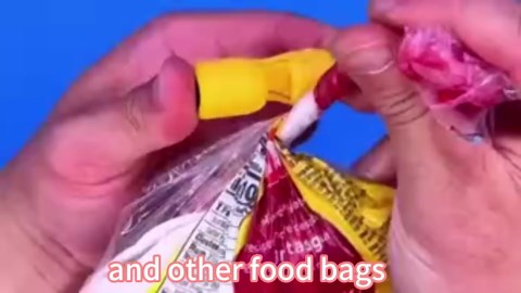 Bag Clips, Chip Clips Bag Clips Food Clips, Chip Clips, Value Set Food Fruit Bread Bag Cinch Non-Slip Grip Easy Squeeze & Lock (Mixed Colors,18 Pcs)