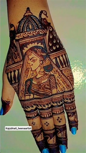 simple side face bride look#mehndi #viralvideo #sideface#braidal #bride #simple #easymehndidesign