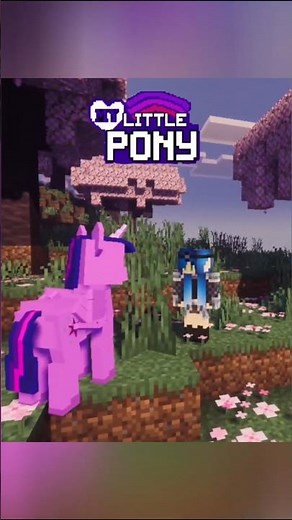 My little pony in minecraft! CLICK ON RELATED VIDEO | #mylitlepony #ponytown #minecraftmods #pony
