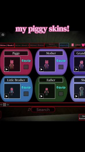 Essential Piggy Skins Showcase in Roblox