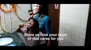 We asked children: Show us how your Mom or Dad cares for you. | SOS Children's Villages - USA