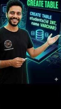 CREATE TABLE in SQL (Easy Way)