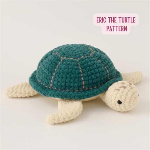 Modèle au crochet tortue de mer - peluche tortue Amigurumi, jouet au crochet Sea Life, modèle de peluche au crochet facile téléchargement numérique PDF - Etsy France
