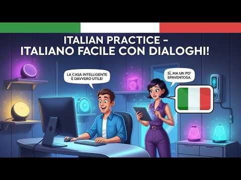 Dialogo facile in italiano: la tecnologia nella vita quotidiana ? 💻 Conversazione italiana!