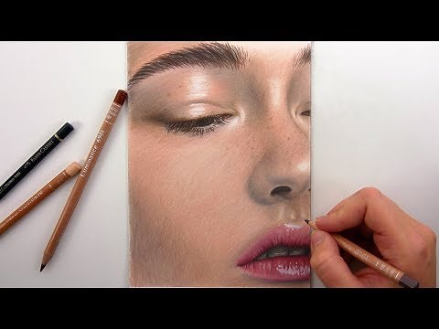 DRAWING SKIN TONES WITH COLORED PENCILS
