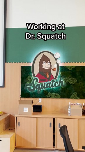 Day in the life at Dr. Squatch HQ 🤠 #drsquatch #worklife #comedy #soap