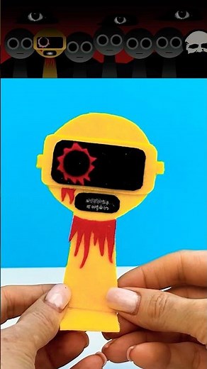 SPRUNKI INCREDIBOX with This Easy DIY Plush + sound effect #sprunki #sprunkiincredibox #diy