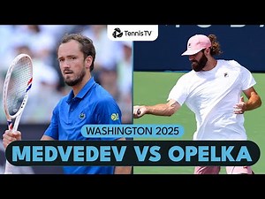 Daniil Medvedev vs Reilly Opelka Entertaining Match Highlights | Washington 2025