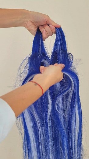 Blending Hair Extensions Made Easy! 💙🤍 #hairextensions #kanekalonhair #synthetichair #boxbraids #knotlessbraids #cornrows #feedinbraids | Braid it Yourself