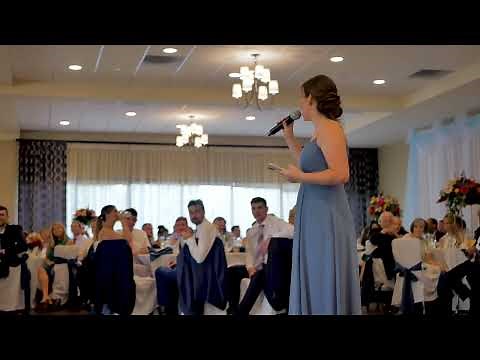 Best Maid of Honor Speech Ever!!! Sister of the Bride 2022 - Jenna's Speech