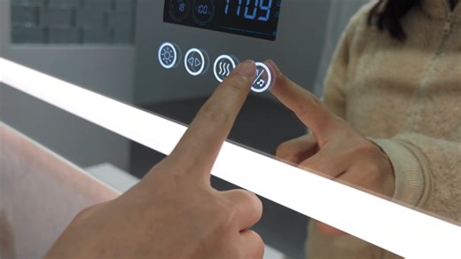 Watch LUVODI Smart LED Bathroom Mirror with Bluetooth Speaker on Amazon Live