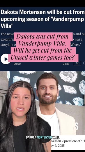 Dakota has been cut from Vanderpump Villa #secretlivesofmormonwiveshulu #dakotamortensen #taylorfrankiepaul #vanderpumpvilla
