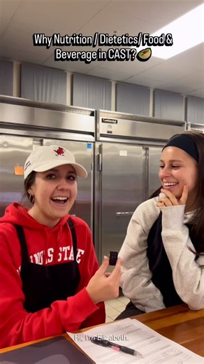 Take a look inside the Foods Lab in the Department of Family and Consumer Sciences, where food and nutrition enthusiasts turn passion into practice. 🥗 Hear from the students directly and learn why they chose their major.🙌🏻 @isufcs #IllinoisStateUniversity #CAST #ISUSciTech #FoodsLab #FamilyandConsumerSciences | College of Applied Science and Technology at Illinois State