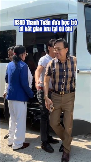 NSND Thanh Tuấn đưa học trò đi hát giao lưu tại Củ Chi #nsndthanhtuan #cailuong