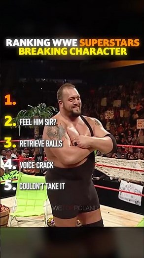 Ranking WWE Superstars Breaking Character 🤣