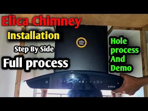 Elica chimney installation process|Elica 60cm chimney installation|How to install elica chimney 2025