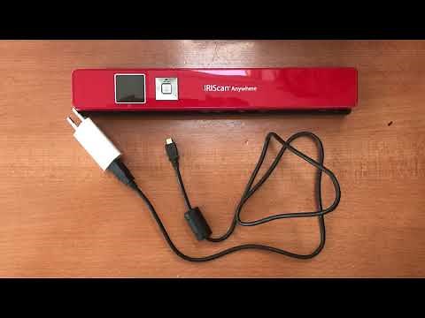 Scanner iriscan Anywhere 5 : étape 0, première mise en route.
