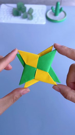 Hướng dẫn gấp phi tiêu từ giấy | Cách làm phi tiêu 4 cánh đơn giản