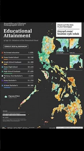Presenting the most detailed map of the Philippine educational attainment ever.