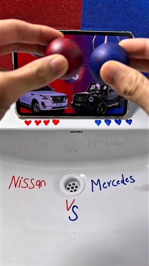 Mercedes VS nissan who is the winner 🏆 #mercedes #vs #nissan #viralvideo #games