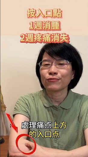 手腕腫痛按哪裡 一週消腫，是按這裡啦! #疼痛緩解 #手腕痛 #消腫 #穴位 #中國醫