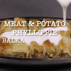 Ground beef and potato pie with phyllo is a baked pastry with a filling, similar to the recent spinach pie. Pies are a group of filled pastries integral to Balkan cuisine. Ground beef and potato pie is an old favorite, and since we’ll be using phyllo from the box, it can be on your table in one hour. RECIPE: https://balkanlunchbox.com/ground-beef-and-potato-pie-phyllo-recipe-slagani-sareni-burek/ RECEPT: https://www.youtube.com/watch?v=KA6B6B20FBc | Balkan Lunch Box