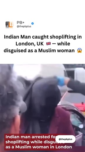 PB+ | 🚨 Man Caught in London Dressed as a Woman – VIDEO GOES VIRAL! 👀🇬🇧 This wild moment has the internet SHOOK 😳💥 Disguised and caught in public... | Instagram