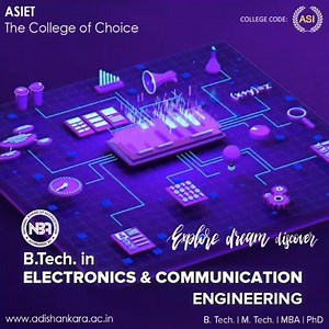 16 reactions · 47 shares | Department of ECE, ASIET has several Patents and Govt. funded projects under its belt, which naturally exalts the department's rich tradition of encapsulating research and its practical application in everyday norms. Join NBA accredited B.Tech. programme in Electronics and Communication Engineering #asiet #admissions2020 https://admissions.adishankara.ac.in | Adi Shankara Institute of Engineering and Technology | Facebook