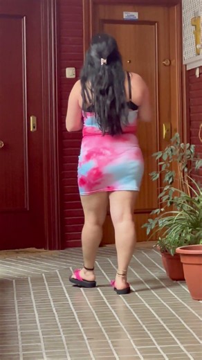Black and Pink Platform Flip Flops