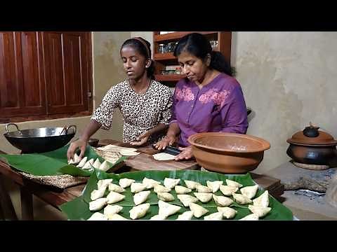 Samosa Chaat Recipe ❤ Vegetable Village Food | Village Dinner Recipe