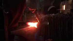 Upsetting content : a tree stump type base for a small handrail forged from 1.25 “ 32mm mild steel. Thickening up the base of the bar is called upsetting in forging terms. . . .#Frontstepforge #yeg #forgediron #blacksmithing #anvil #hammer #forge | Front Step Forge