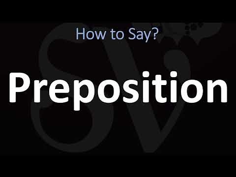 How to Pronounce Preposition? (CORRECTLY)