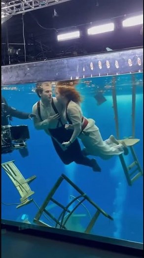 Underwater Struggle Scene 🌊💔 | Titanic BTS Deep-Dive Breakdown