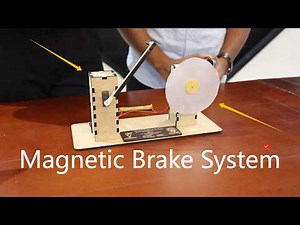 DIY Magnetic Brake System | Engineering Project Explained Step by Step | University Project