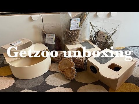 Unboxing Hamster accessories - Getzoo