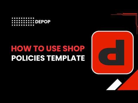 How to Use Depop Shop Policies Template (Returns, Shipping & Rules)